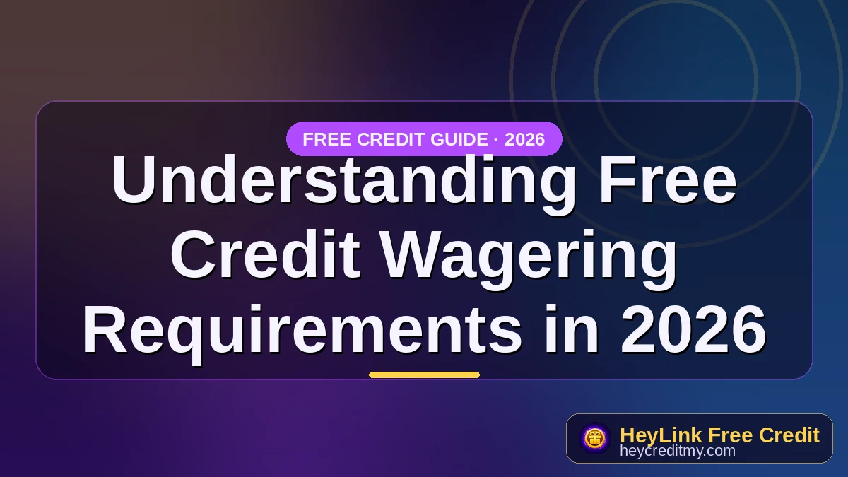 Free Credit Wagering Requirements in 2026